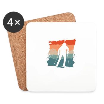 It May Look Like I'm Listening To You Biathlon Bia - Coasters (set of 4) - white - Front