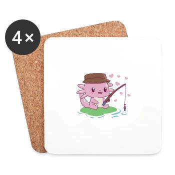 Funny Fishing Saying Gift For Fisherman - Coasters (set of 4) - white - Front