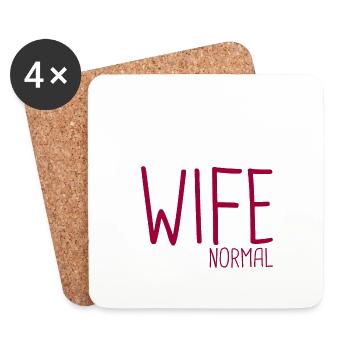 My Next Wife Will Be Normal - Untersetzer (4er-Set) - Weiß - Vorne