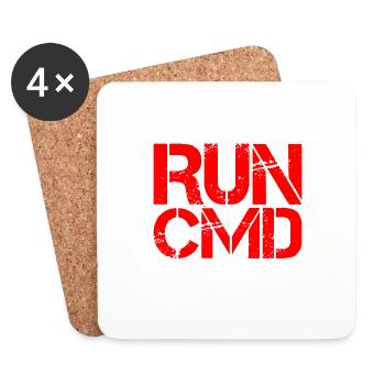 Run Cmd 4 - Coasters (set of 4) - white - Front