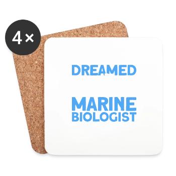 Marine Biologist Ocean Gift Marine Biology - Coasters (set of 4) - white - Front