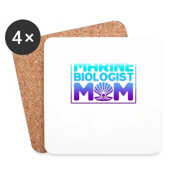 Marine Biologist Ocean Gift Marine Biology - Coasters (set of 4) - white - Front