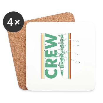Team Rowers Rowers Rowing Gift - Coasters (set of 4) - white - Front