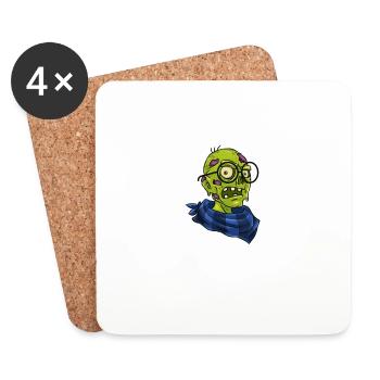 All I Need To Know About Life Zombies - Untersetzer (4er-Set) - Weiß - Vorne