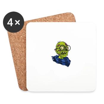 Zombie Dad Just Like A Normal Dad - Untersetzer (4er-Set) - Weiß - Vorne