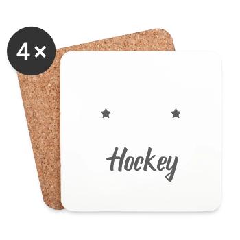 feldhockey sport - Untersetzer (4er-Set) - Weiß - Vorne