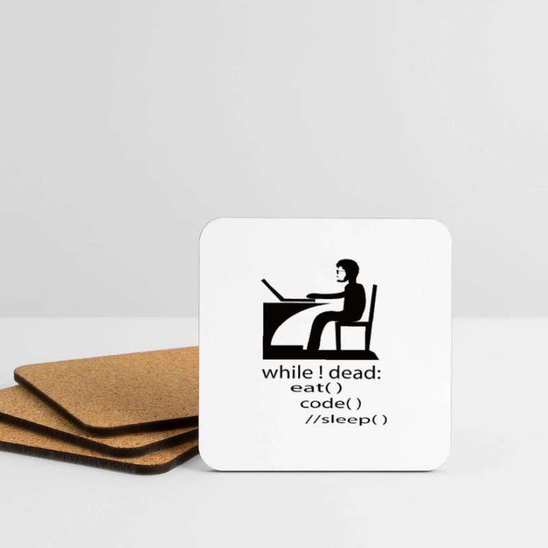 Softwareentwickler Programmierer Geschenk Untersetzer (4er-Set)