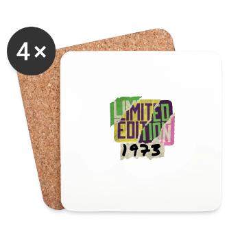 Édition limitée 1973 Graffiti - Dessous de verre (lot de 4) - blanc - Devant