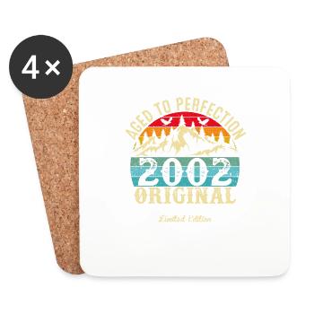 Aged to perfection 2002 Original - Coasters (set of 4) - white - Front