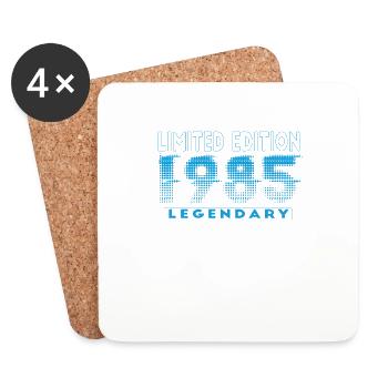 Limited Edition 1985 Graffiti - Untersetzer (4er-Set) - Weiß - Vorne