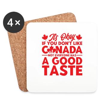 Canada Holidays Canada Canadian Gift - Coasters (set of 4) - white - Front