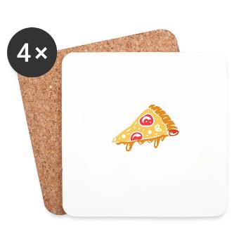 Daddy The Pizza Maker Pizza Making - Untersetzer (4er-Set) - Weiß - Vorne