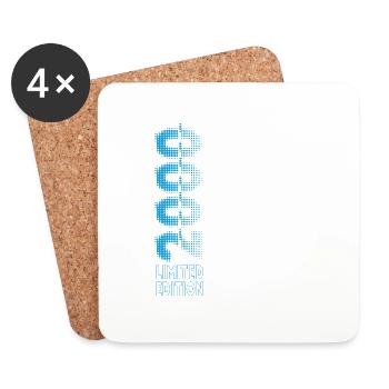Limited Edition 2000 Graffiti - Untersetzer (4er-Set) - Weiß - Vorne
