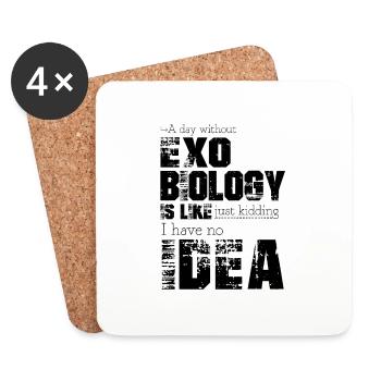 Exobiologie - Untersetzer (4er-Set) - Weiß - Vorne