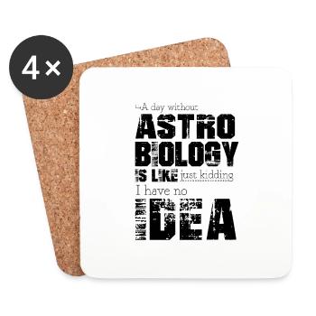 Astrobiologie - Untersetzer (4er-Set) - Weiß - Vorne