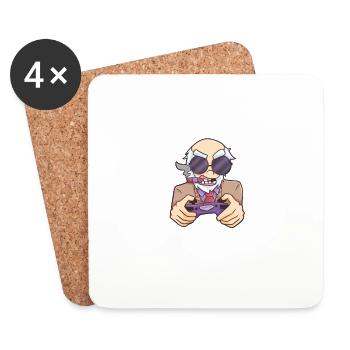 A Day Without Gaming Is Like Just Kidding - Coasters (set of 4) - white - Front
