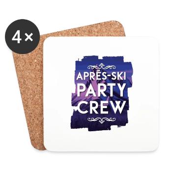 Apres SKi Party Crew - Coasters (set of 4) - white - Front