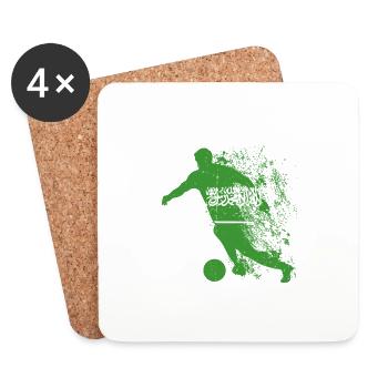 National team Saudi Arabia Football Worldmost - Coasters (set of 4) - white - Front