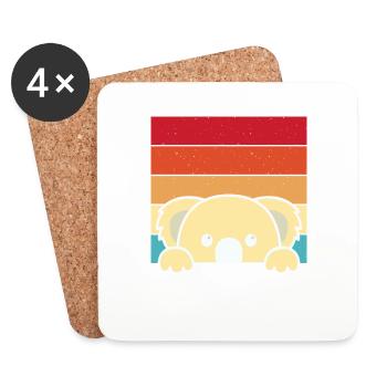 Koalas are impressive - Coasters (set of 4) - white - Front