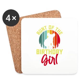 Koala Girl Koala Bear Girl Australia Gift - Coasters (set of 4) - white - Front