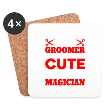 But It's Cute How You Thought I Was A Magician - Coasters (set of 4) - white - Front