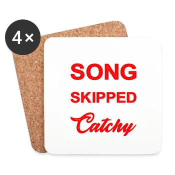 I'm That Song You Skipped - Coasters (set of 4) - white - Front