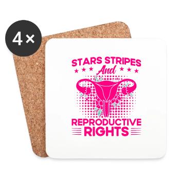 Women's rights Equal rights - Coasters (set of 4) - white - Front