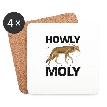 Coyote Design for Coyote Shreactors - Coasters (set of 4) - white - Front