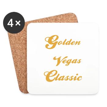 We Are Golden Together Stay Classic Vegas Wedding - Untersetzer (4er-Set) - Weiß - Vorne