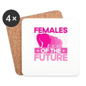 Gender equality Gender equality - Coasters (set of 4) - white - Front