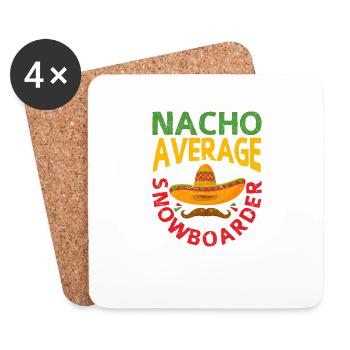 Cinco de Mayo Mexican Fiesta Nacho - Coasters (set of 4) - white - Front
