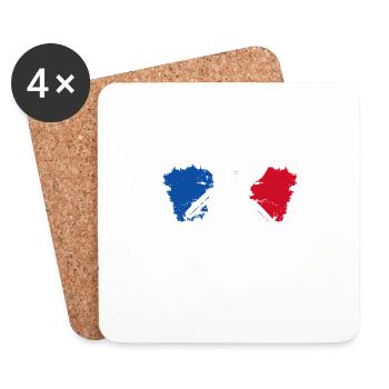 Je Peux Pas J'ai Encore Bricolage Bricoleur - Untersetzer (4er-Set) - Weiß - Vorne