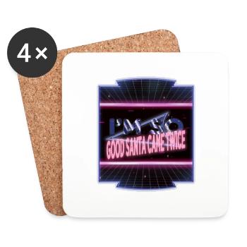 christmas vacation funny gym gift dork birthday - Coasters (set of 4) - white - Front