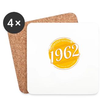 Limited Edition 1962 and as sexy as ever - Coasters (set of 4) - white - Front
