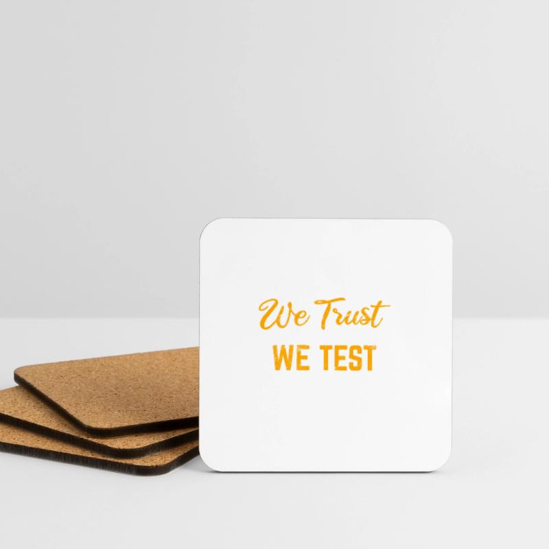 Christian Tester QA Engineer Developer Testing Spe Coasters (set of 4)