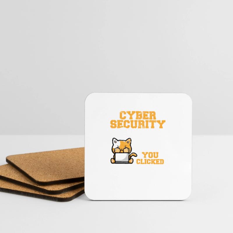 Computer Security Cyber Security Information Techn Coasters (set of 4)