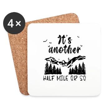 It s another half mile or so Bike Mountain Bike - Coasters (set of 4) - white - Front