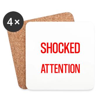 If You Are Shocked By What I Said 2 - Coasters (set of 4) - white - Front