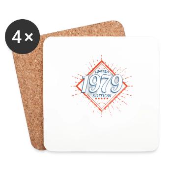 Edition Limitée 1979 Millésime - Dessous de verre (lot de 4) - blanc - Devant