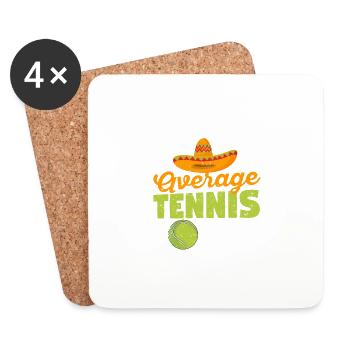 Funny Mexican Sombrero Player Fan Nacho - Coasters (set of 4) - white - Front