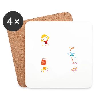 Great minds start at Headstart - Coasters (set of 4) - white - Front