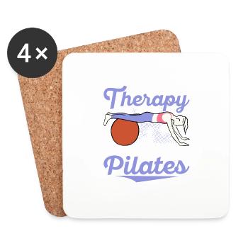 I Don't Need Therapy I Just Need Pilates Exercise - Untersetzer (4er-Set) - Weiß - Vorne