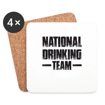 Weekend with friends in the group Drink and - Coasters (set of 4) - white - Front