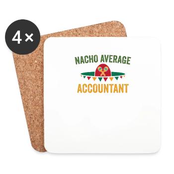 Accounting Humor Funny Hilarious Accountant Cool - Coasters (set of 4) - white - Front