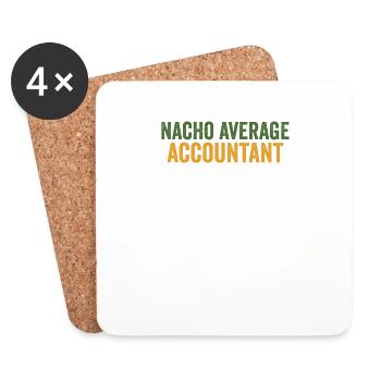 Accounting Humor Funny Hilarious Accountant CPA - Coasters (set of 4) - white - Front