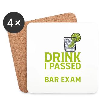 Buy Me A Drink, I Passed The Bar Exam 5 - Untersetzer (4er-Set) - Weiß - Vorne