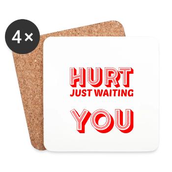 My Legs Hurt Just Waiting For You 14 - Untersetzer (4er-Set) - Weiß - Vorne