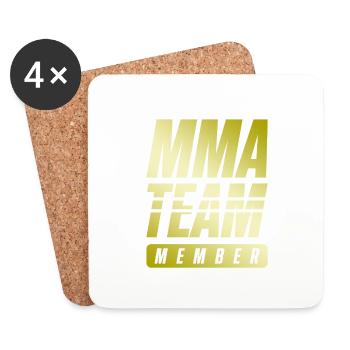 Mma Team - Untersetzer (4er-Set) - Weiß - Vorne
