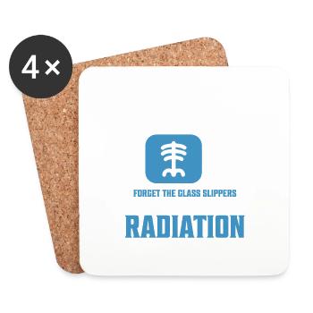 This Princess Plays With Radiation Radiology Rad T - Coasters (set of 4) - white - Front