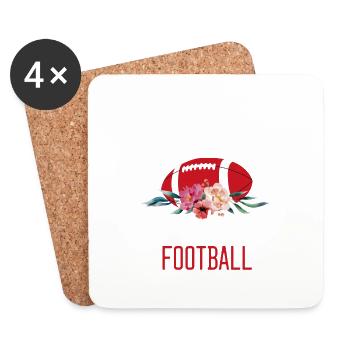 Tell Me How Good You Are At Fantasy Football 2 - Coasters (set of 4) - white - Front